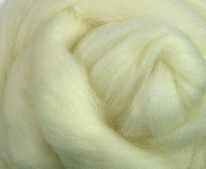 White Cheviot Top - Superwashed