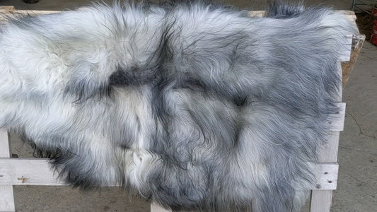 Large Grey Sheepskin